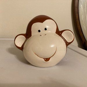 Monkey Ceramic Piggy Bank